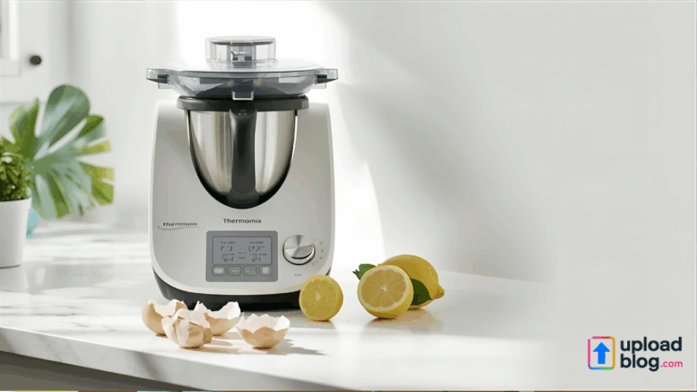 cleaning thermomix with eggshells and lemon