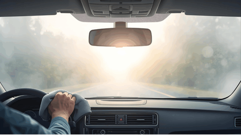 how to clear fog in car