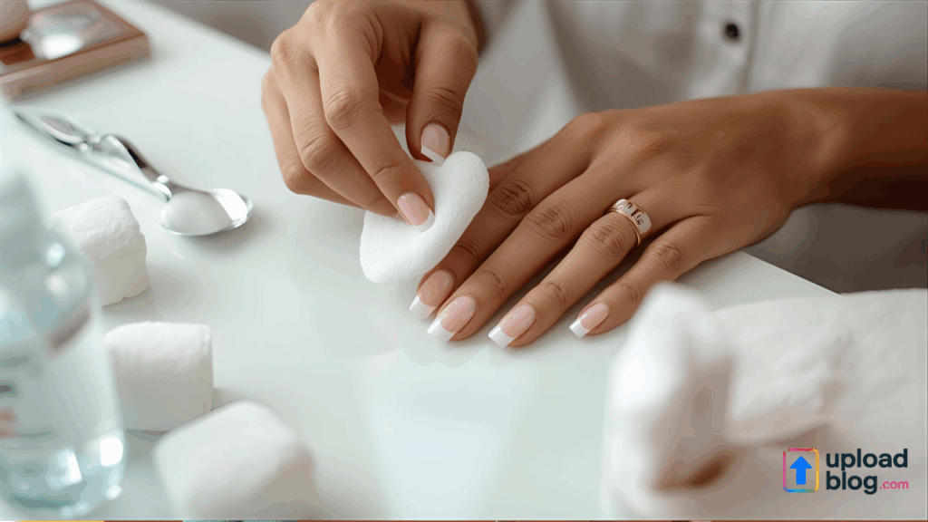 how to get pen off acrylic nails