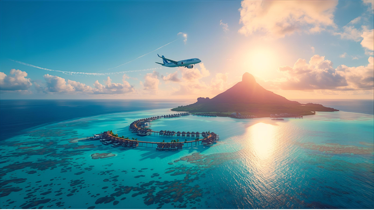 how to get to bora bora from melbourne