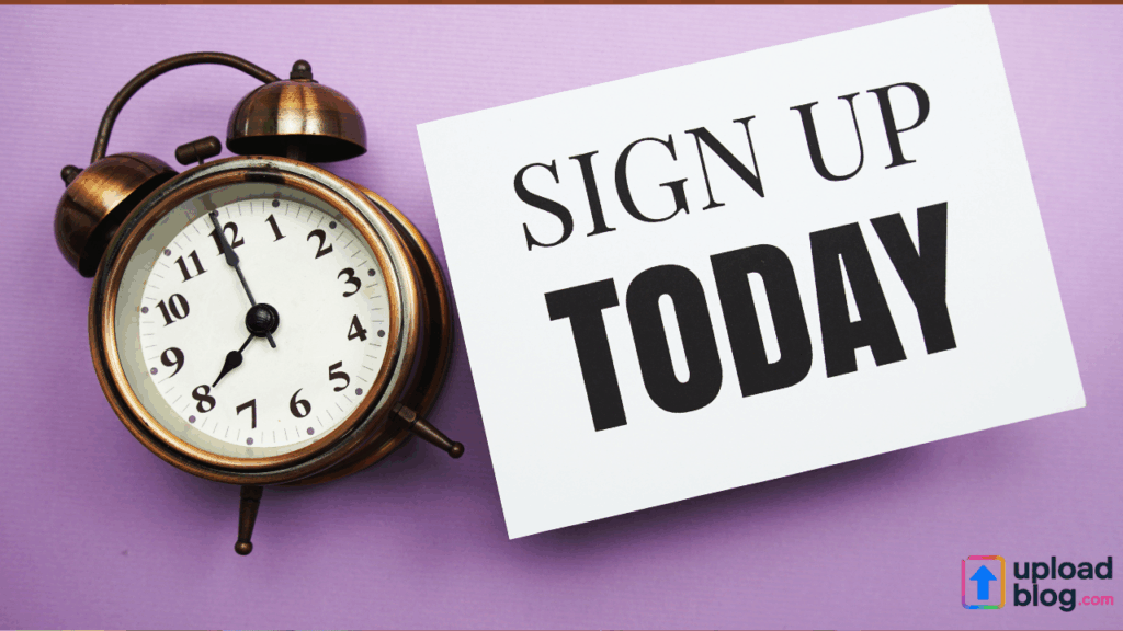 Upload Blog Sign Up