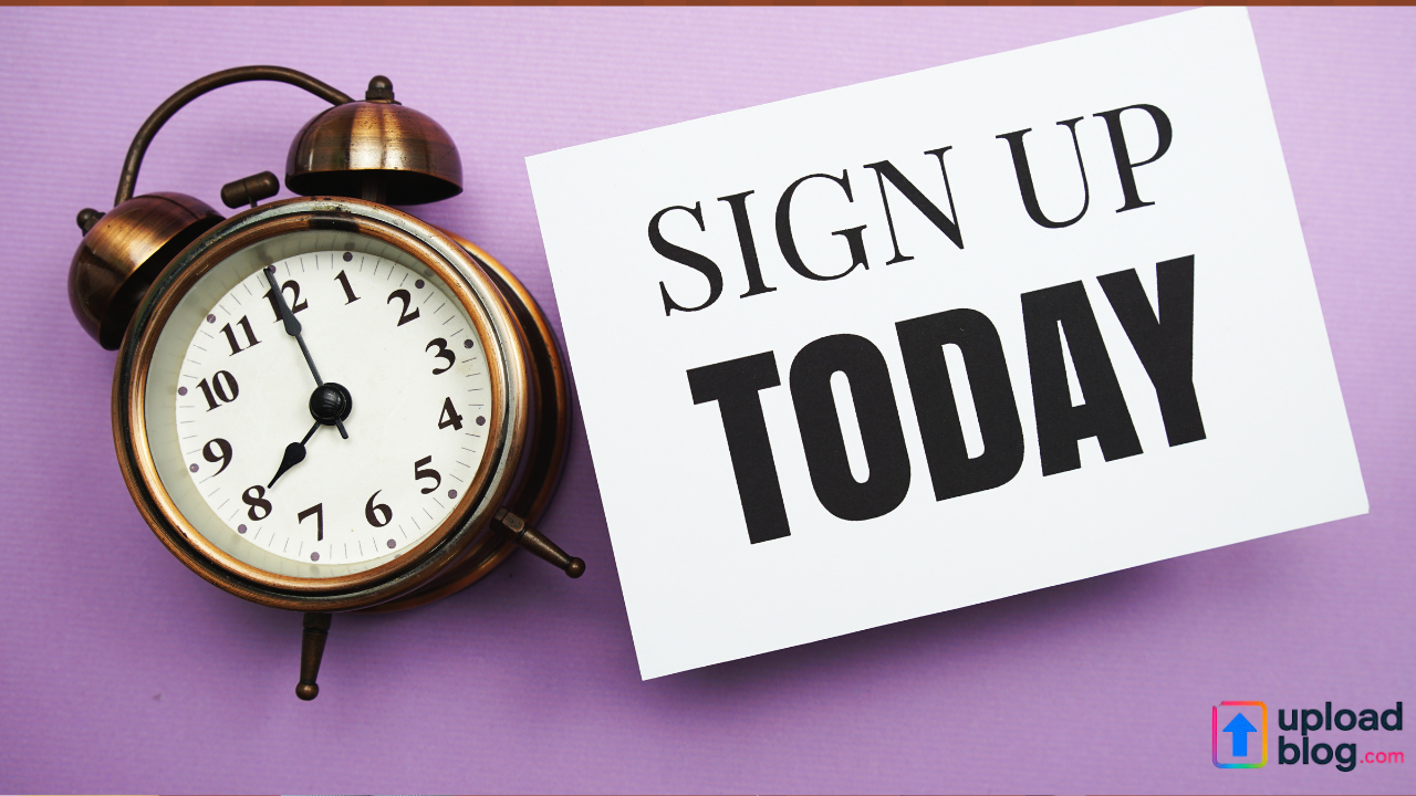Upload Blog Sign Up